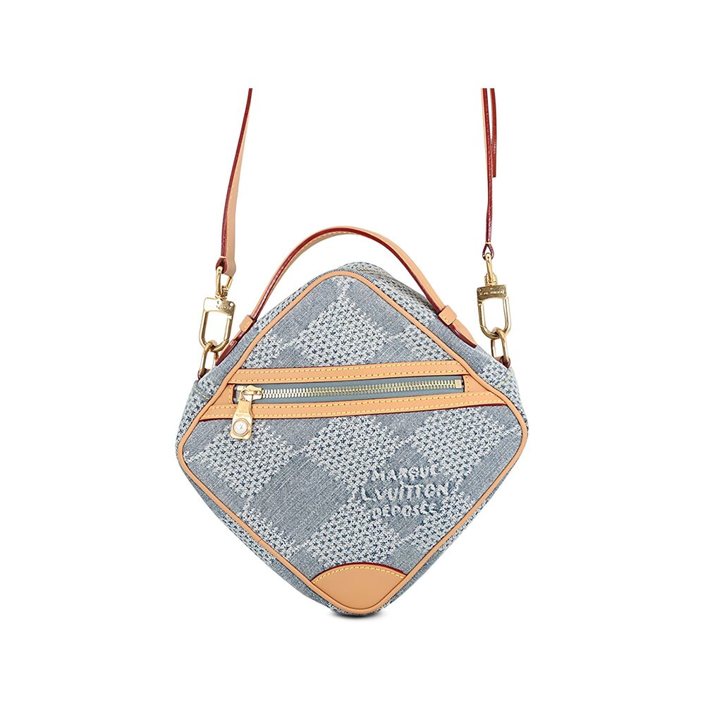 Pre-Loved Louis Vuitton Damier Denim 3D Chess Messenger
